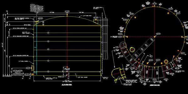 Design Drawing Of Storage Tank