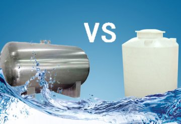How to choose water tank, Steel or Plastic?