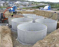 concrete oil tanks