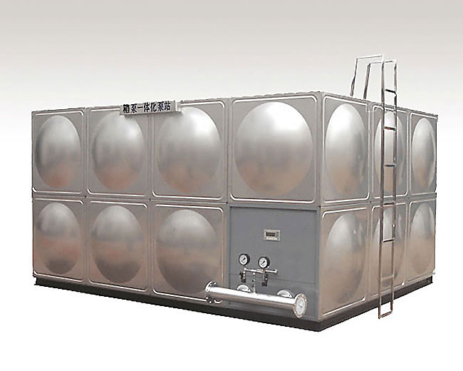 modular water tank for integration of water tank and pump